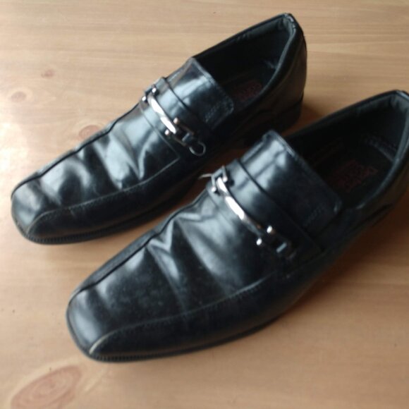 Dexter Comfort Memory Foam Men’s Size 7 Black Slip On Dress Shoes - Picture 1 of 5